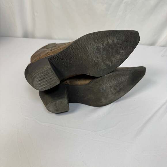 Roper Women’s Brown Boots With Inlay Detail Size 7 - Picture 8 of 10